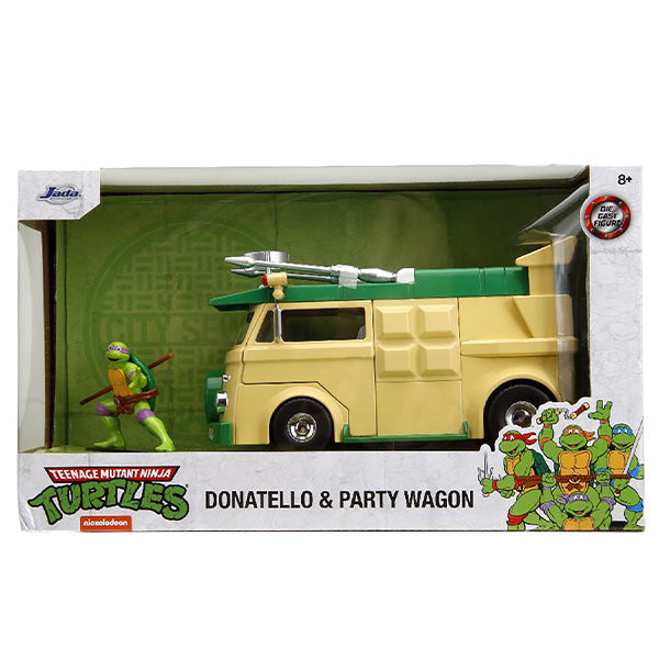 1:24 TURTLES THE PARTY WAGON w/ DONATELLO 【タートルズ】ミニカー