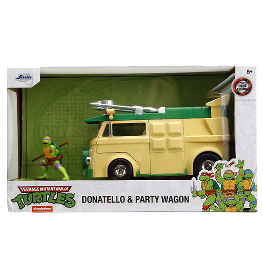 1:24 TURTLES THE PARTY WAGON w/ DONATELLO [Turtles] Mini car