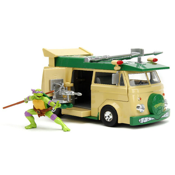 1:24 TURTLES THE PARTY WAGON w/ DONATELLO 【タートルズ】ミニカー