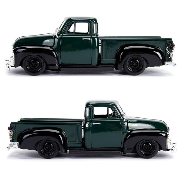 JADATOYS 1:24 JUST TRUCKS w/RACK &amp; WHEELS  1953 Chevy Pickup ミニカー