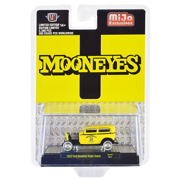 M2 MACHINES 1:64 MOONEYES 1932 Ford Tudor Sedan [Mooneyes] Minicar