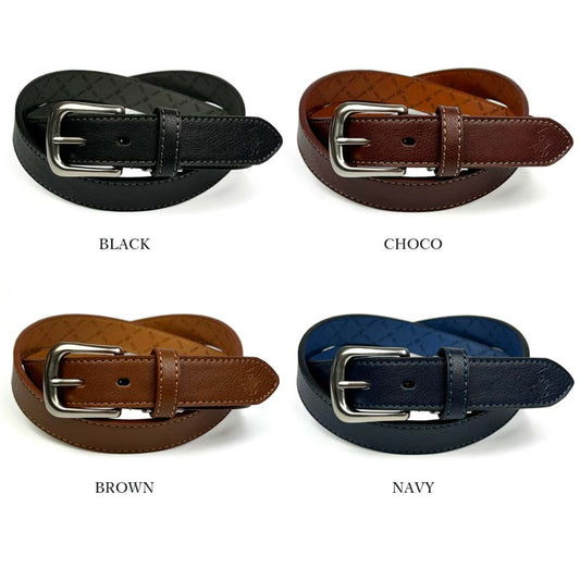 All 4 colors BEVERLY HILLS POLO CLUB Beverly Hills Polo Club Stitch Design Leather Belt