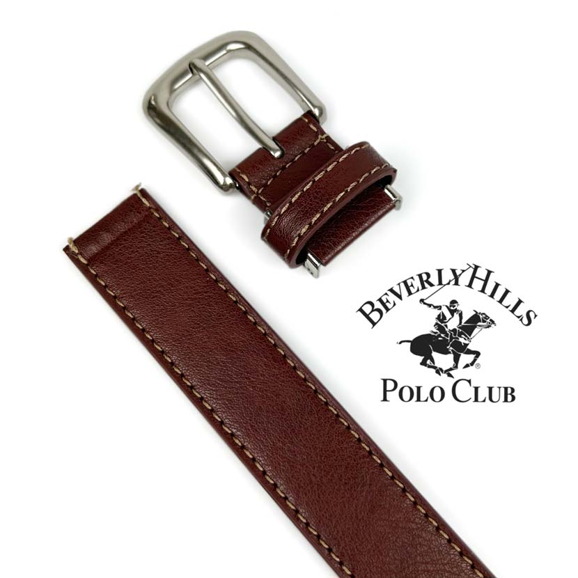 All 4 colors BEVERLY HILLS POLO CLUB Beverly Hills Polo Club Stitch Design Leather Belt