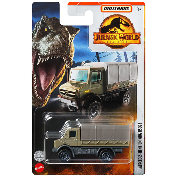 MATCH BOX 1:64 JURASSIC WORLD (2022 Mix 4) DIE-CAST VEHICLE [Jurassic World] Mini car