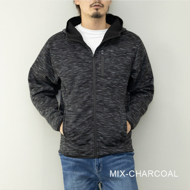 Men's Hoodie, Windproof, Fleece Lining, Zip Up, Full Zip, Sweatshirt, Work Wear, Sportswear