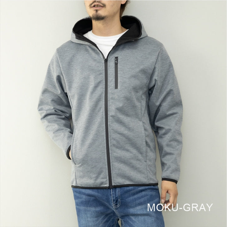 Men's Hoodie, Windproof, Fleece Lining, Zip Up, Full Zip, Sweatshirt, Work Wear, Sportswear