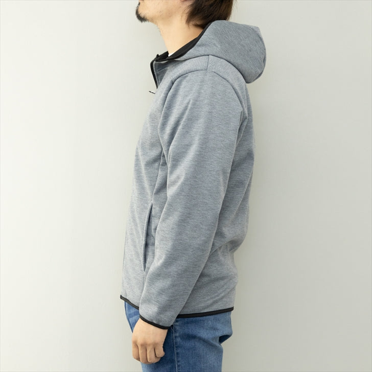 Men's Hoodie, Windproof, Fleece Lining, Zip Up, Full Zip, Sweatshirt, Work Wear, Sportswear