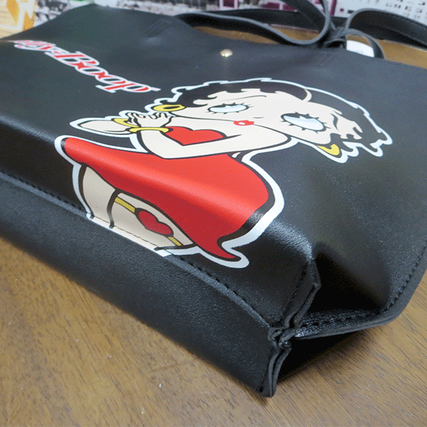 betty boop tote bag with tassel