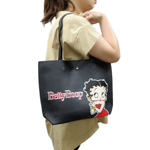 betty boop tote bag with tassel