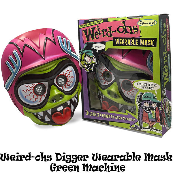 Weird-ohs WEARABLE MASK DIGGER GREEN MACHINE