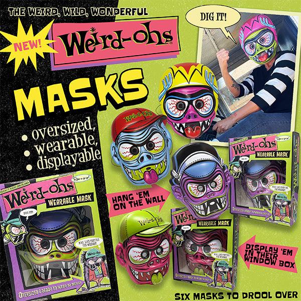 Weird-ohs WEARABLE MASK WADE RAGIN&#039; RED