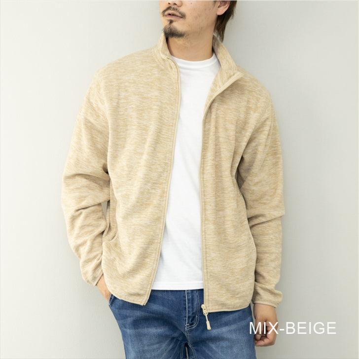 Fleece Jacket Men's Stand Collar Fleece Blouson Loungewear One Mile Wear