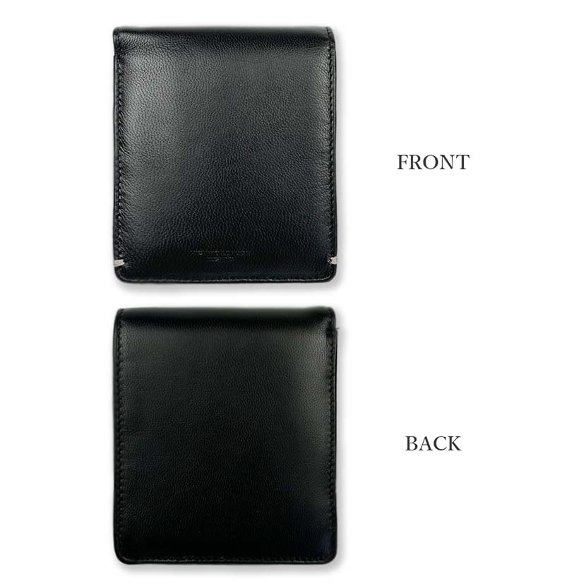 All 2 colors MICHIKO LONDON Goat leather Real leather Bifold wallet Short wallet