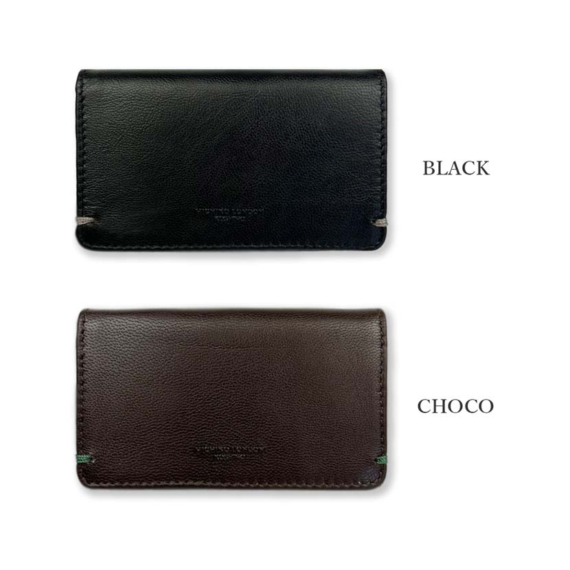 All 2 colors MICHIKO LONDON MICHIKO LONDON goat leather real leather business card holder card case