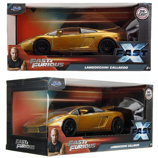 JADATOYS 1:24 ワイルドスピードダイキャストカー  LAMBORGHINI GALLARDO Candy Gold