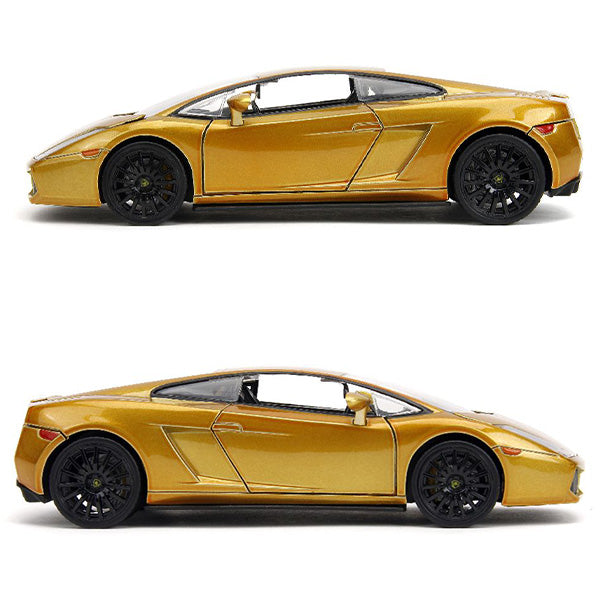 JADATOYS 1:24 ワイルドスピードダイキャストカー  LAMBORGHINI GALLARDO Candy Gold