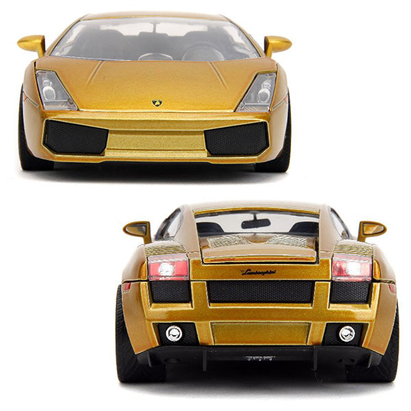 JADATOYS 1:24 ワイルドスピードダイキャストカー  LAMBORGHINI GALLARDO Candy Gold