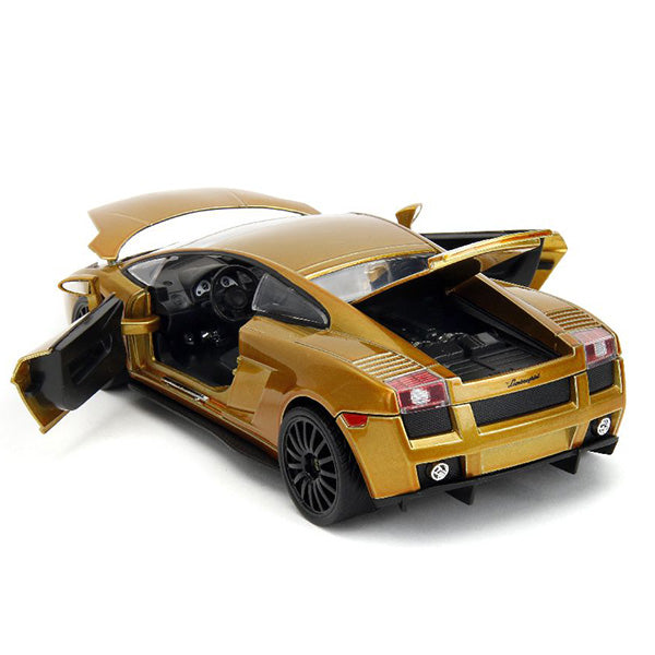 JADATOYS 1:24 ワイルドスピードダイキャストカー  LAMBORGHINI GALLARDO Candy Gold