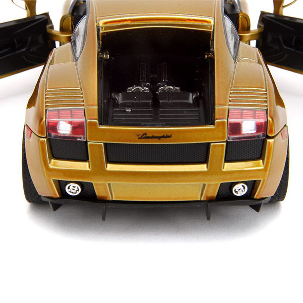 JADATOYS 1:24 ワイルドスピードダイキャストカー  LAMBORGHINI GALLARDO Candy Gold