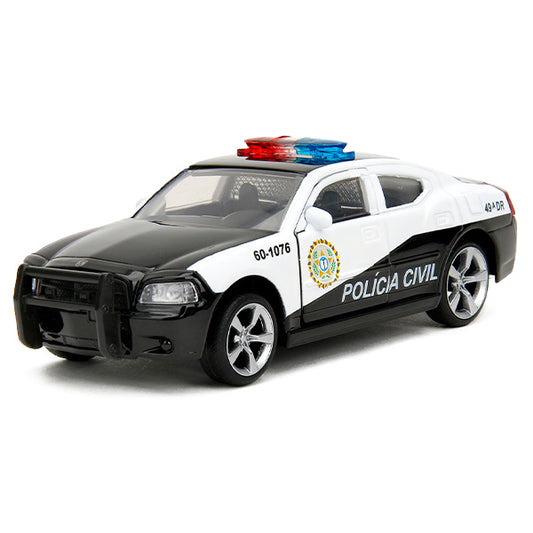 JADATOYS 1:32 ワイルドスピードダイキャストカー 2006 DODGE CHARGER  POLICE