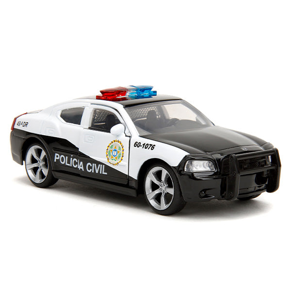 JADATOYS 1:32 ワイルドスピードダイキャストカー 2006 DODGE CHARGER  POLICE