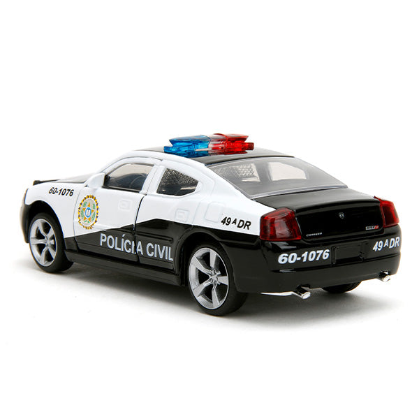 JADATOYS 1:32 ワイルドスピードダイキャストカー 2006 DODGE CHARGER  POLICE