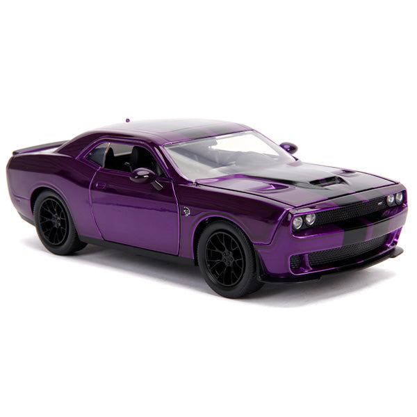 JADATOYS 1:24 BTM 2015 Dodge Challenger SRT Hellcat Mini Car