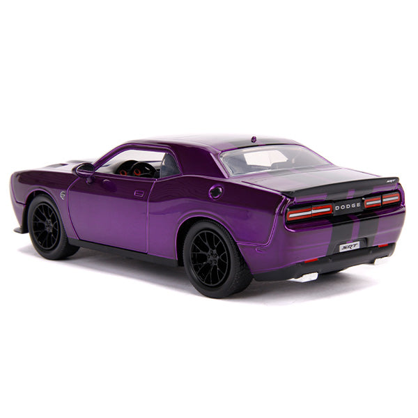 JADATOYS 1:24 BTM 2015 Dodge Challenger SRT Hellcat Mini Car