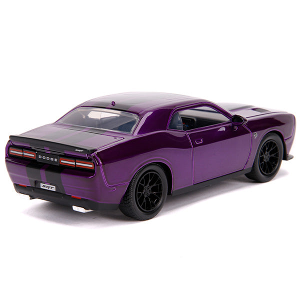 JADATOYS 1:24 BTM 2015 Dodge Challenger SRT Hellcat Mini Car