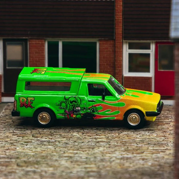 Tarmac Works x Schuco 1:64 Rat Fink Volkswagen Caddy [Rat Fink] Mini Car