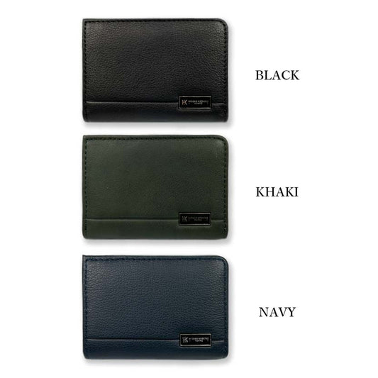 All 3 colors HIROKO KOSHINO Soft real leather Pass case included L-shaped zipper coin purse