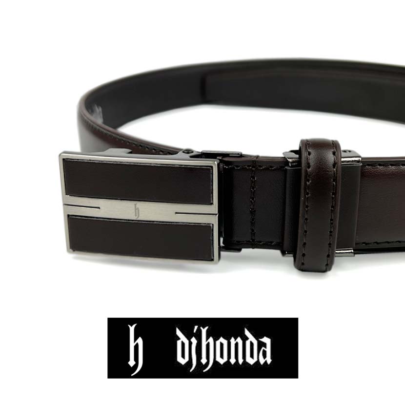 2 colors dj honda real leather fit back belt no holes long size