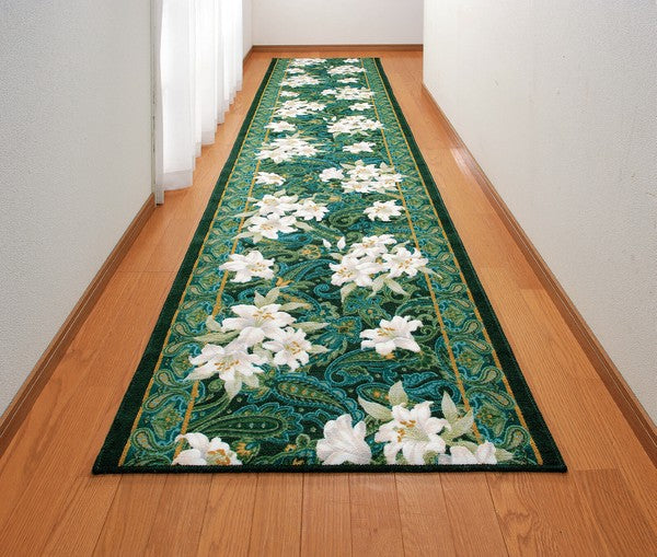 Antibacterial and deodorizing lily pattern hallway lining