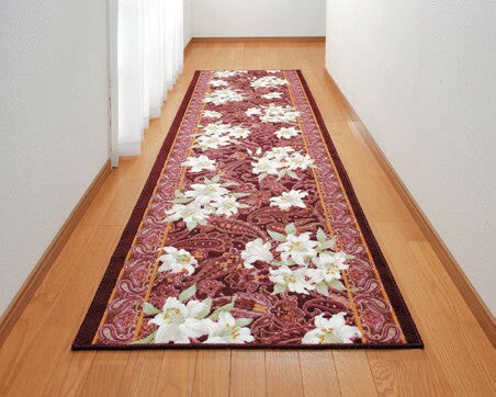 Antibacterial and deodorizing lily pattern hallway lining