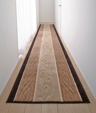 Made in Japan, fluffy long pile hallway flooring