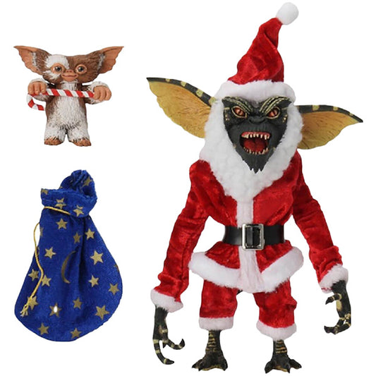 Gremlin 7" Action Figure Santa Stripe &amp; Gizmo [NECA]