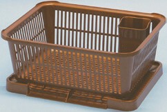 Antibacterial processing draining rack