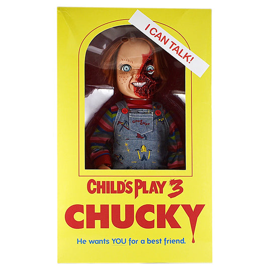 CHILD&#039;S PLAY 3  TALKING PIZZA FACE CHUCKY 【MEZCO】【チャッキー】