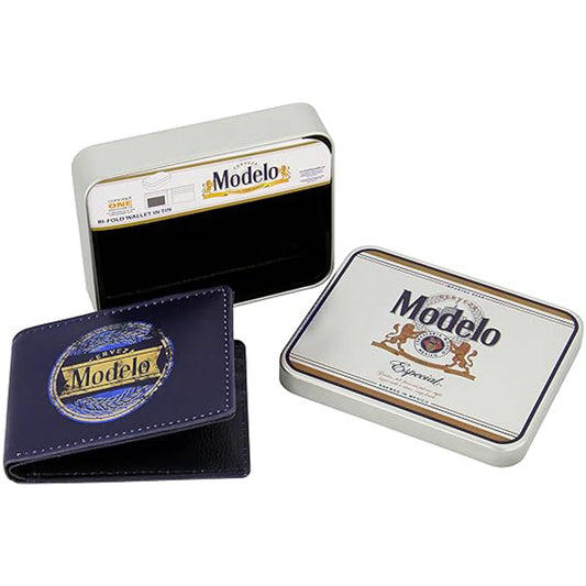 BIFOLD wallet in tin case MODELO