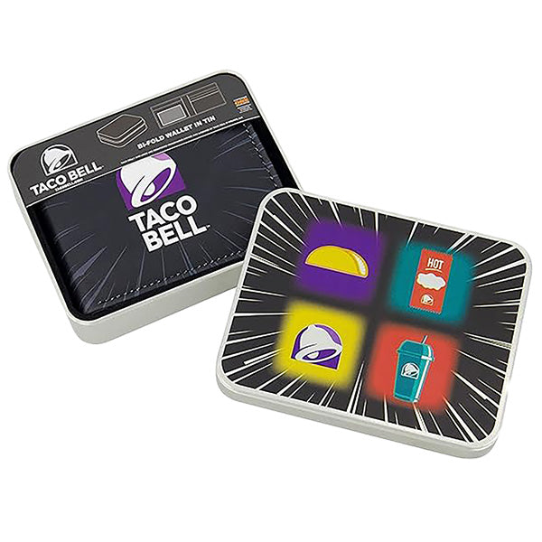 BIFOLD ウォレット in ティンケース TACO BELL