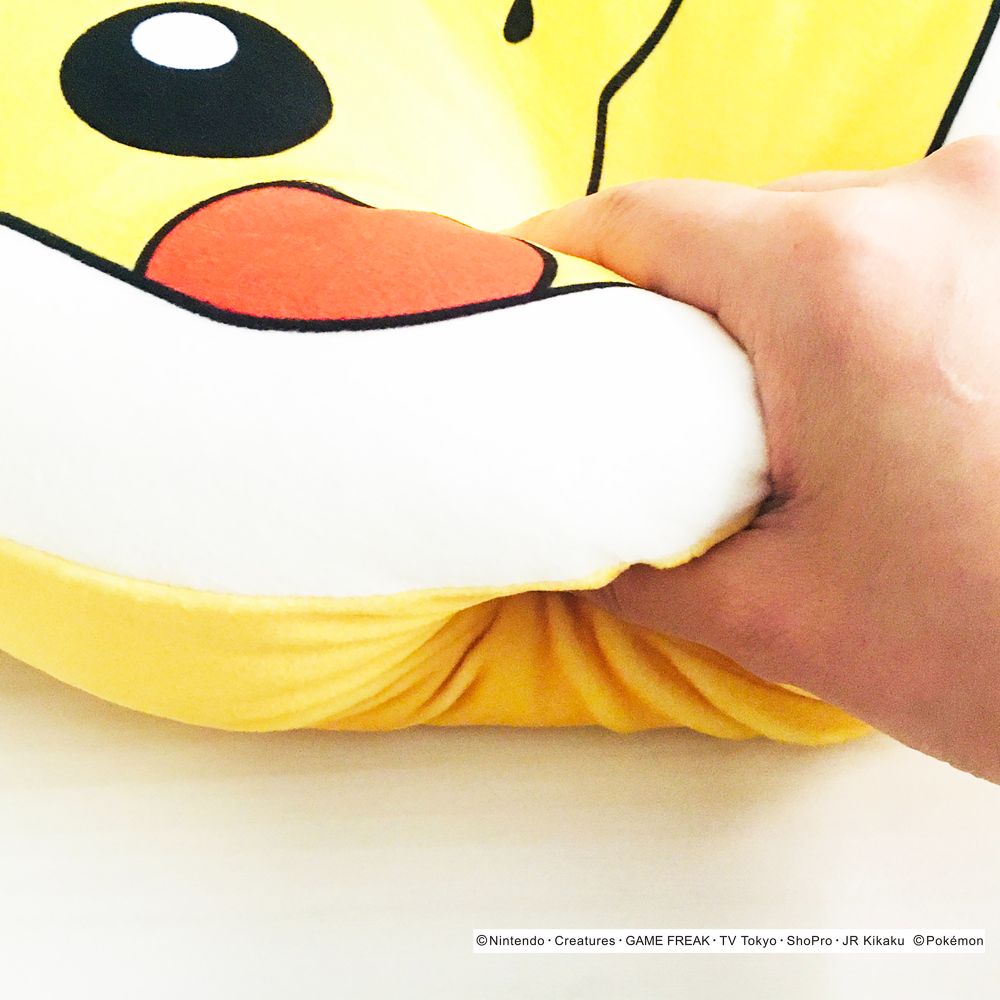 Mochi Mochi Face Cushion Pikachu 22