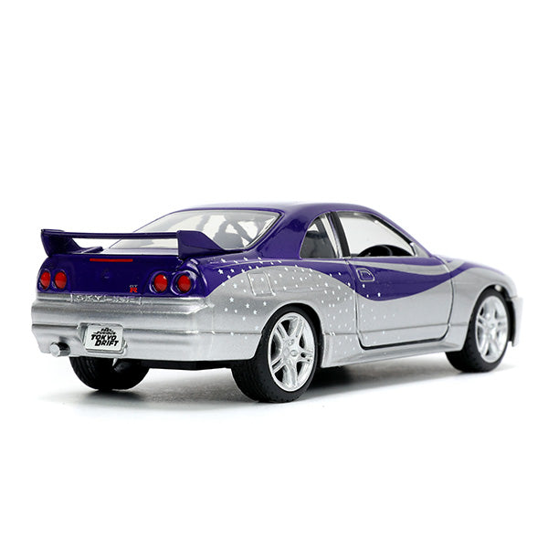 JADATOYS 1:32 ワイルドスピードダイキャストカー 1995 NISSAN SKYLINE GT-R (BCNR33)