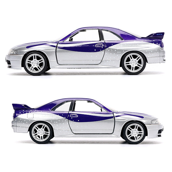 JADATOYS 1:32 ワイルドスピードダイキャストカー 1995 NISSAN SKYLINE GT-R (BCNR33)