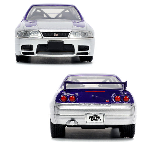 JADATOYS 1:32 ワイルドスピードダイキャストカー 1995 NISSAN SKYLINE GT-R (BCNR33)