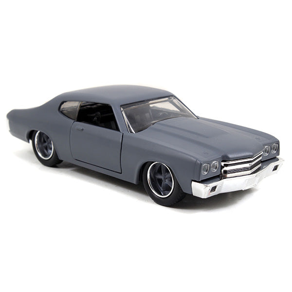 JADATOYS 1:32 ワイルドスピードダイキャストカー DOM&#039;S CHEVY CHEVELLE SS  Primer Gray