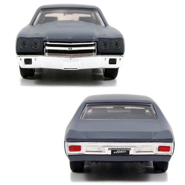 JADATOYS 1:32 ワイルドスピードダイキャストカー DOM&#039;S CHEVY CHEVELLE SS  Primer Gray