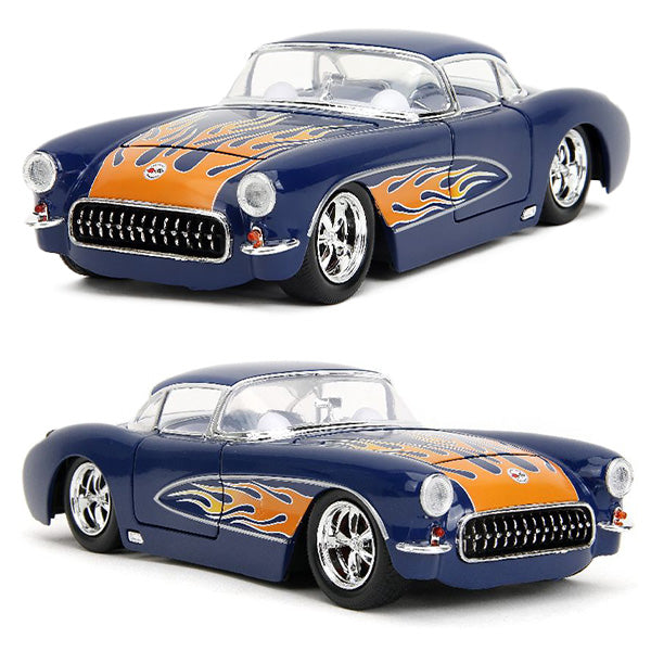 JADATOYS 1:24 BTM  1957 Chevrolet Corvette  ミニカー