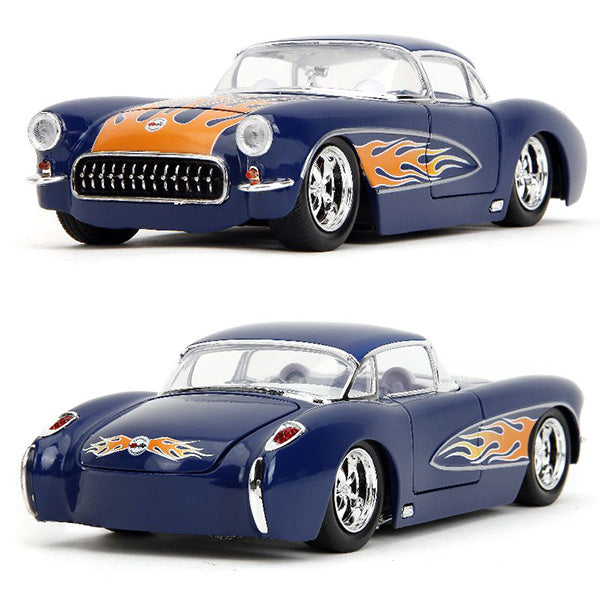 JADATOYS 1:24 BTM  1957 Chevrolet Corvette  ミニカー