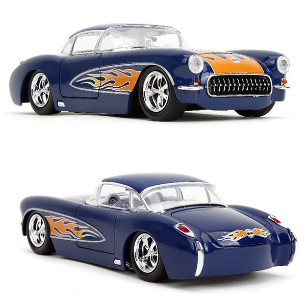 JADATOYS 1:24 BTM  1957 Chevrolet Corvette  ミニカー