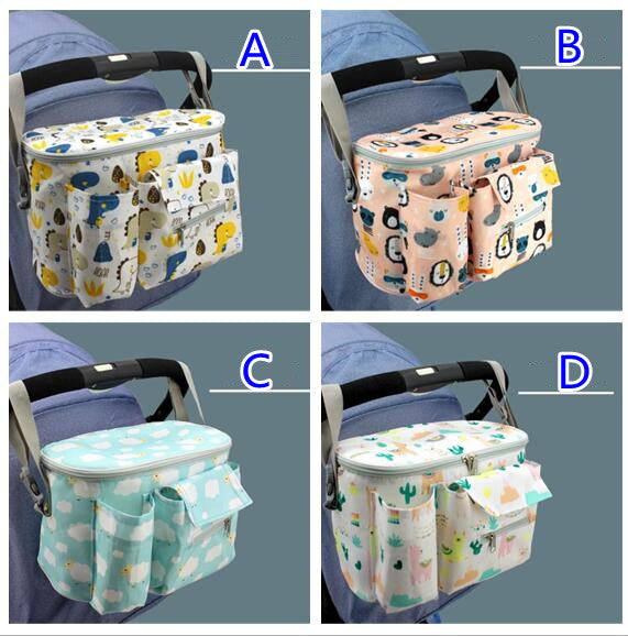 Stroller bag, shoulder bag, storage bag, diaper storage bag, multifunctional